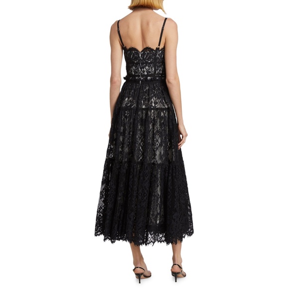 CINQ A SEPT Lana Lace Midi Dress - Size 10, NWT ($695 Retail) - Picture 5 of 8